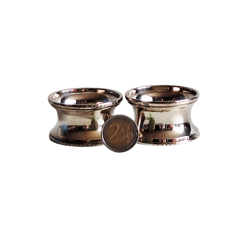 Verzilverde Servetringen Set van 2 – Klassiek Tafelaccessoire