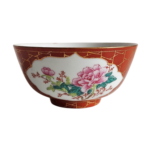 Set aus 6 chinesischen Café-au-Lait-Schalen – Batavia-Porzellan, Qianlong-Periode