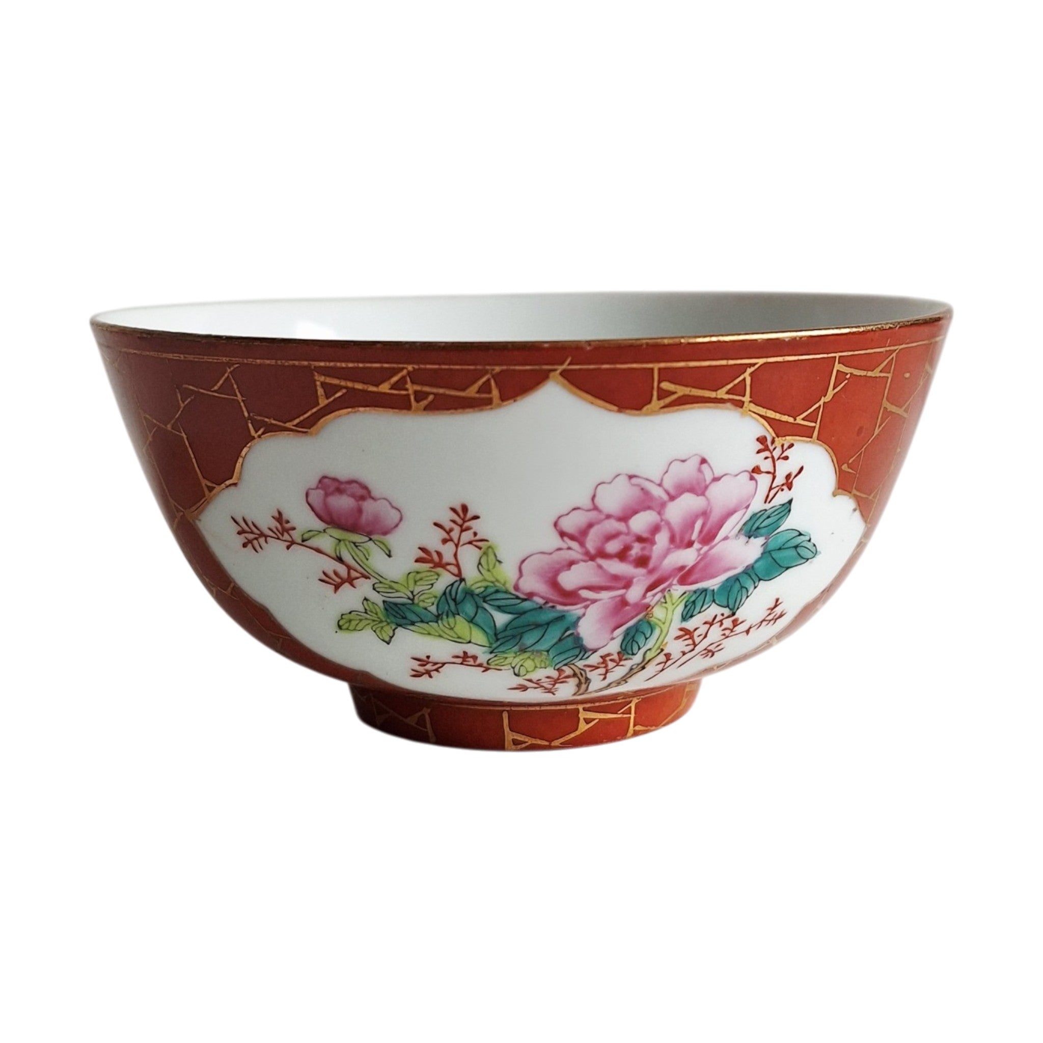 Set of 6 Chinese Café au Lait Bowls – Batavia Porcelain, Qianlong period