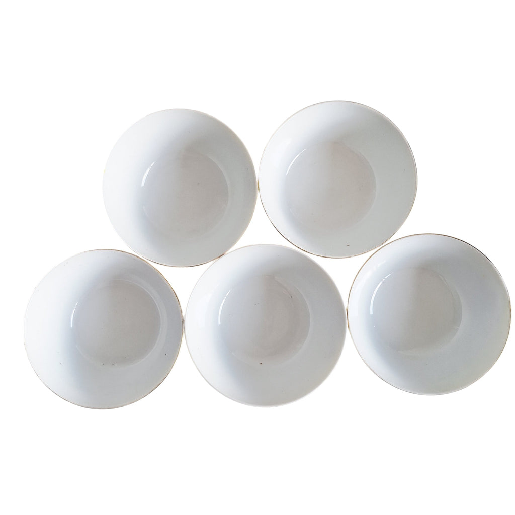 Set aus 6 chinesischen Café-au-Lait-Schalen – Batavia-Porzellan, Qianlong-Periode