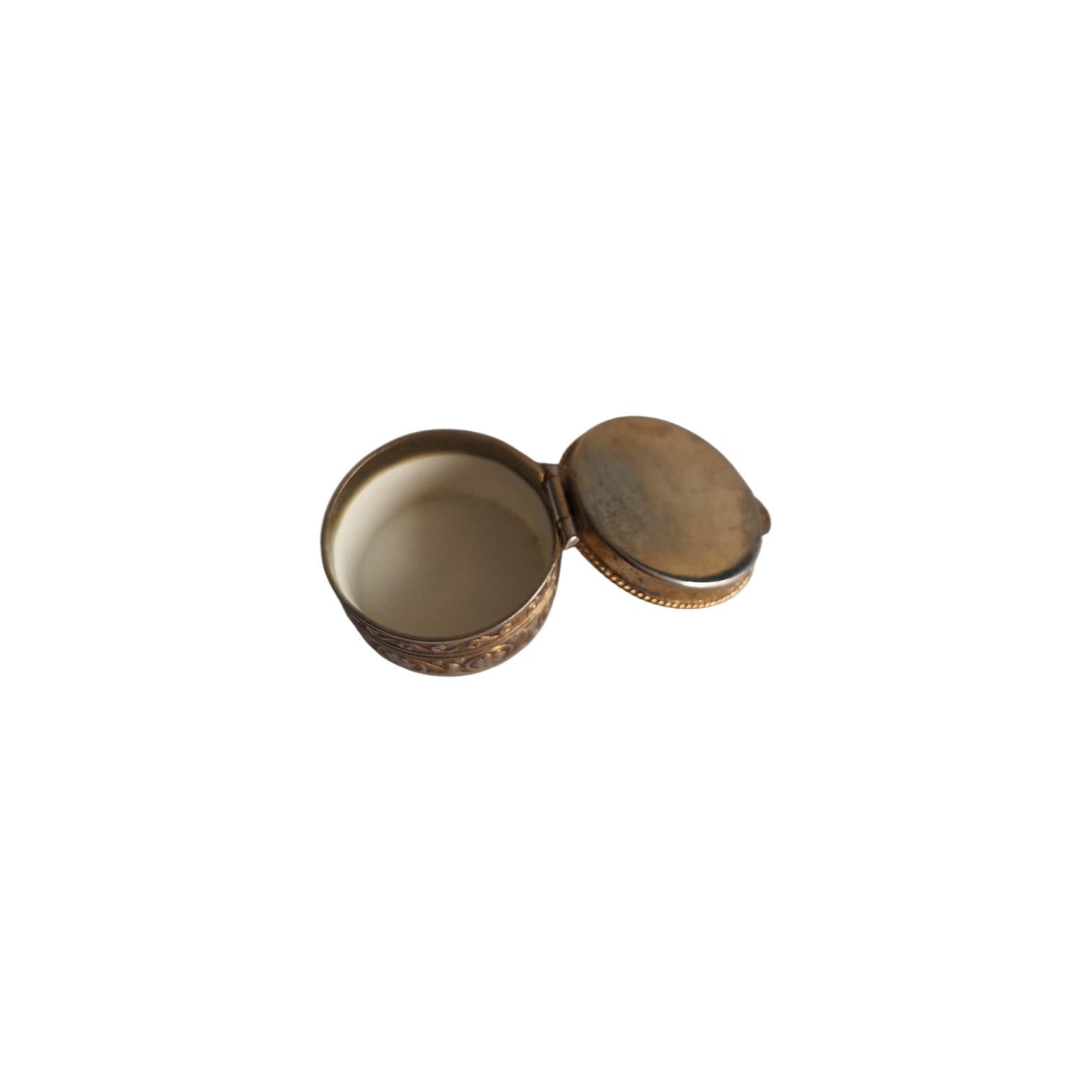 Pillen- of ringendoosje - Agaatsteen - Rond - Ø 2,8 cm - 23 gr
