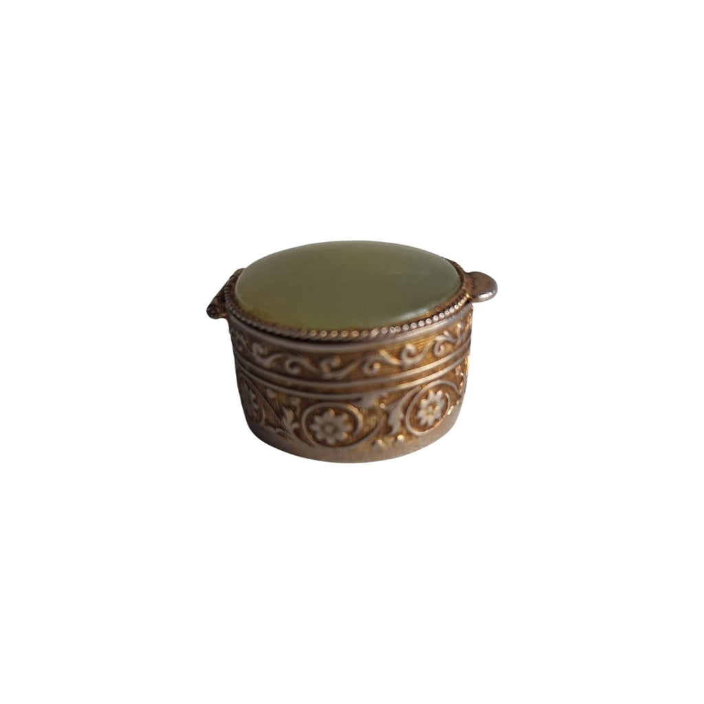 Pillen- of ringendoosje - Agaatsteen - Rond - Ø 2,8 cm - 23 gr