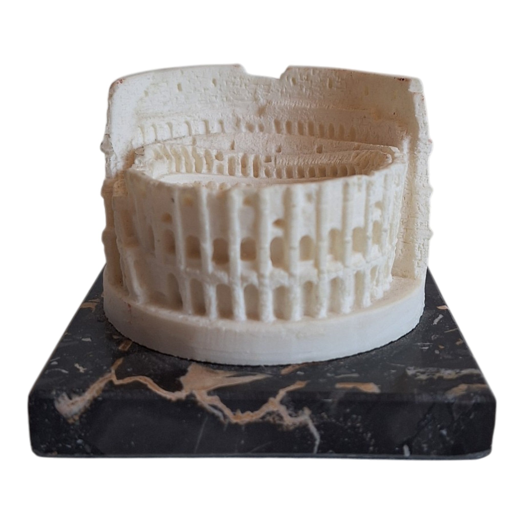 Colosseum Miniatuur - Souvenir op Zwart Marmeren Sokkel