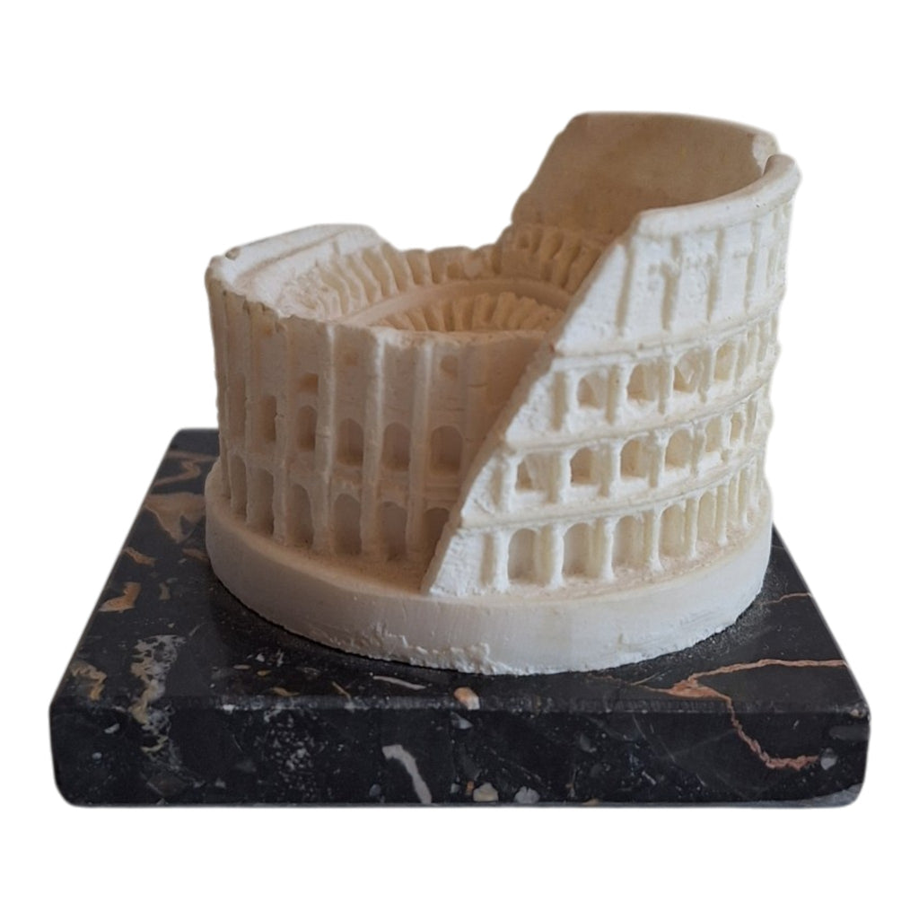 Colosseum Miniatuur - Souvenir op Zwart Marmeren Sokkel