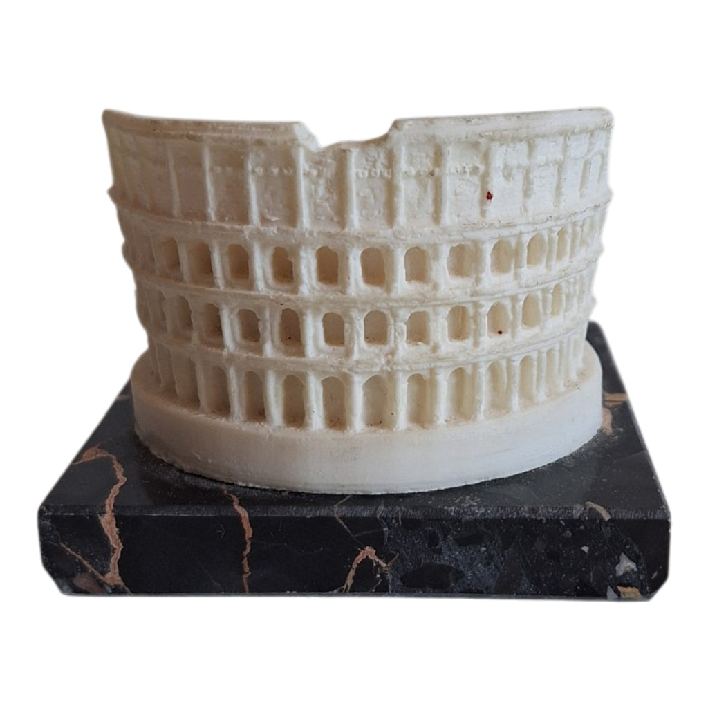 Colosseum Miniatuur - Souvenir op Zwart Marmeren Sokkel
