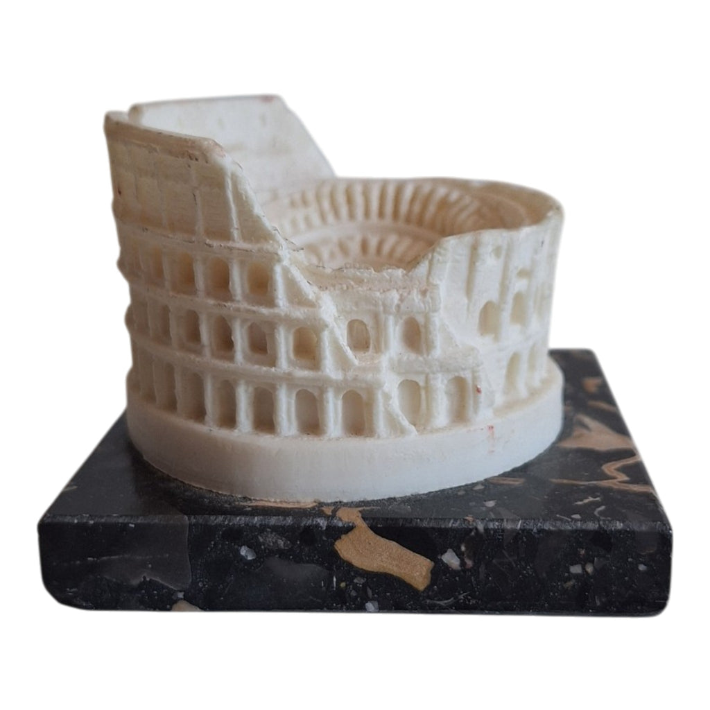 Colosseum Miniatuur - Souvenir op Zwart Marmeren Sokkel