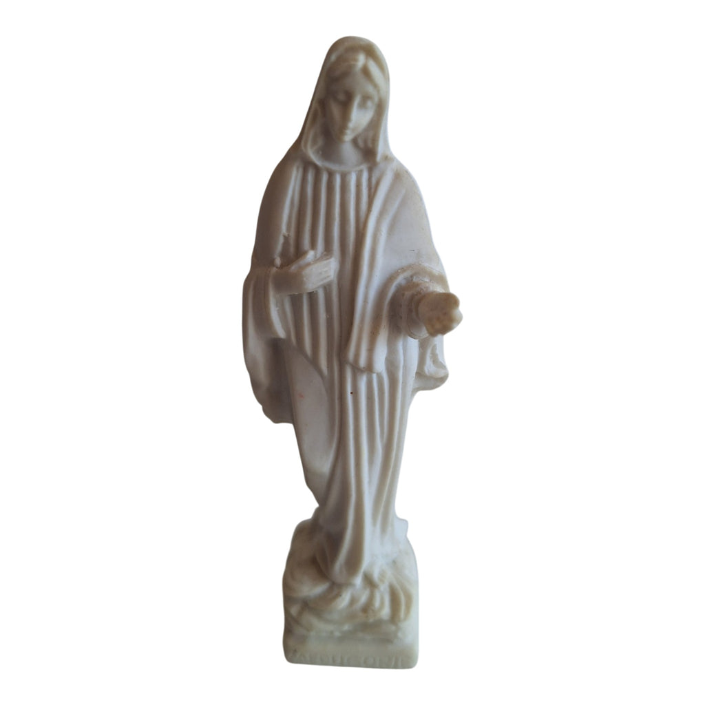 Maria van Medjugorje Beeldje - Ivoorkleurig Albast