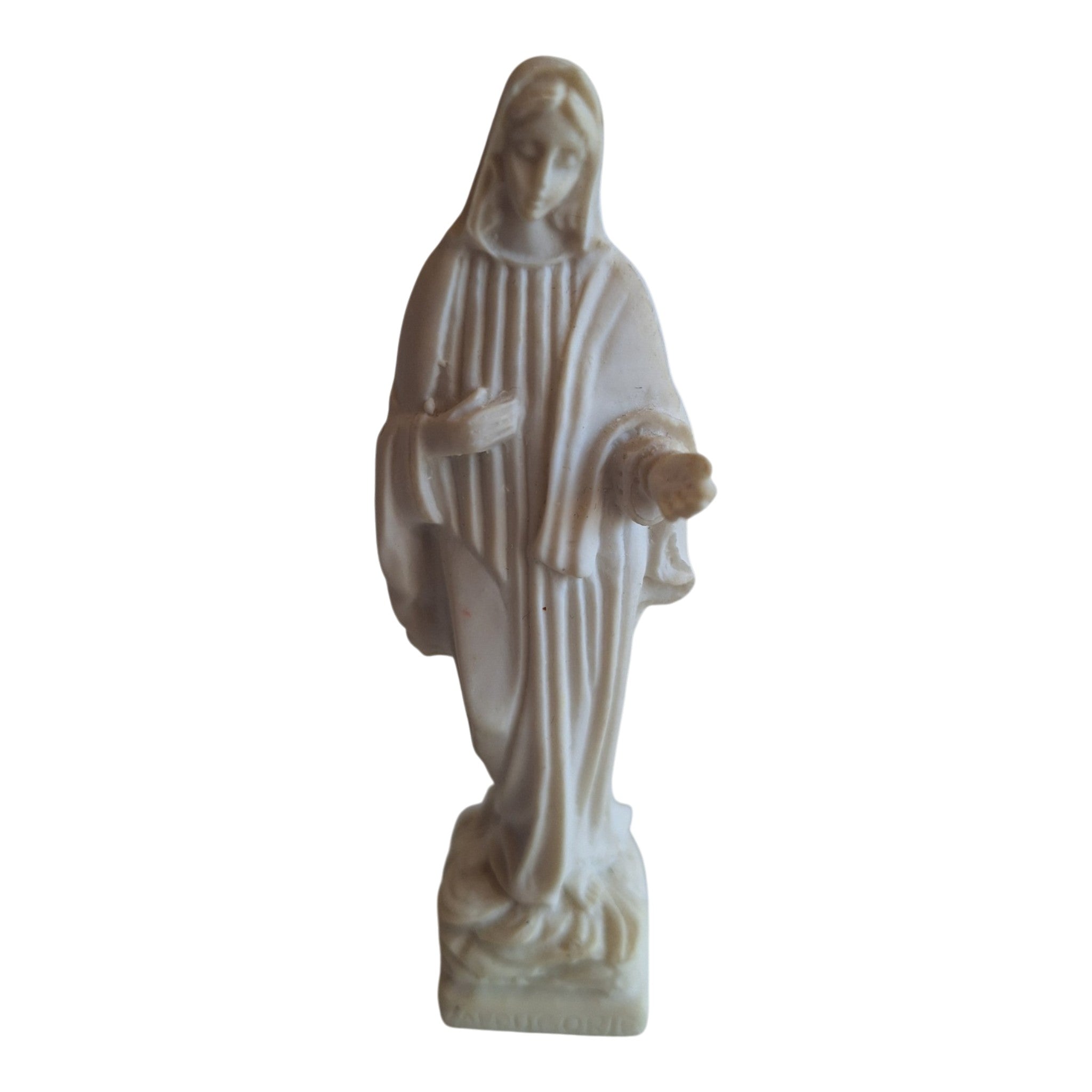 Maria van Medjugorje Beeldje - Ivoorkleurig Albast