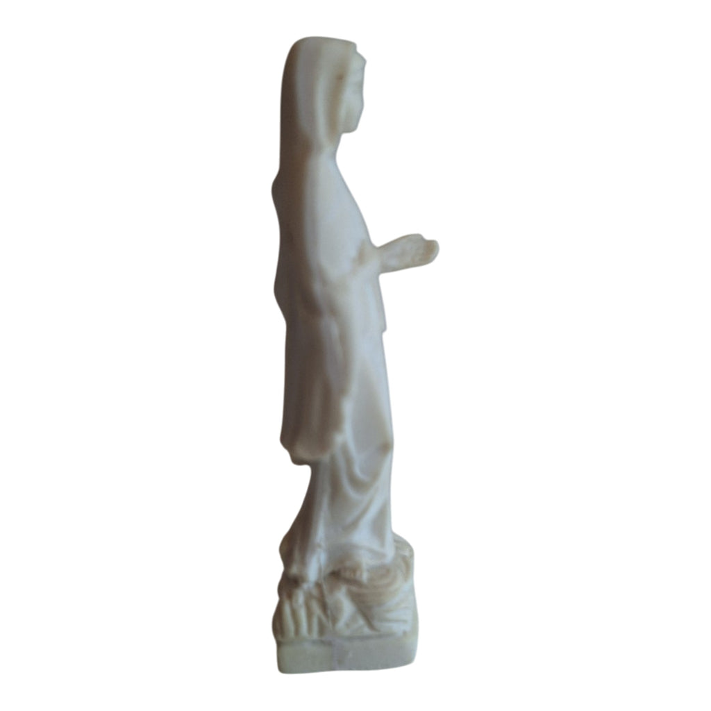 Maria van Medjugorje Beeldje - Ivoorkleurig Albast