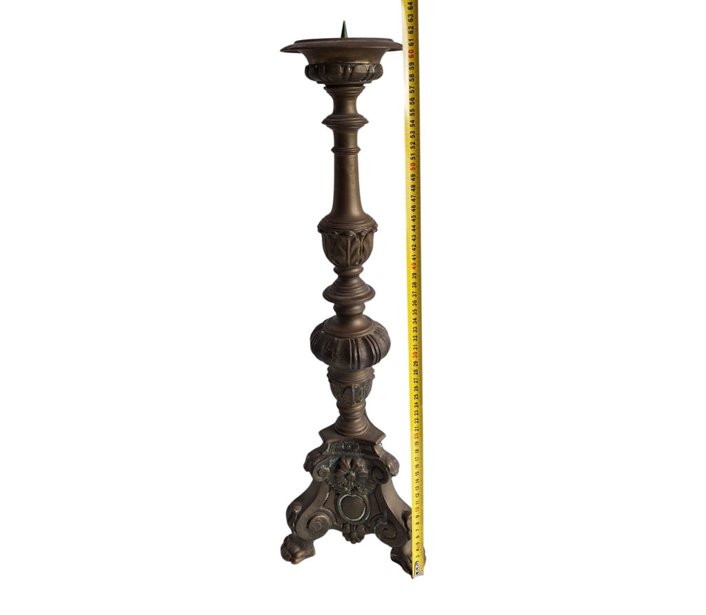 Antique merchant's scale with bronze fittings – Kerala, India, 19th century