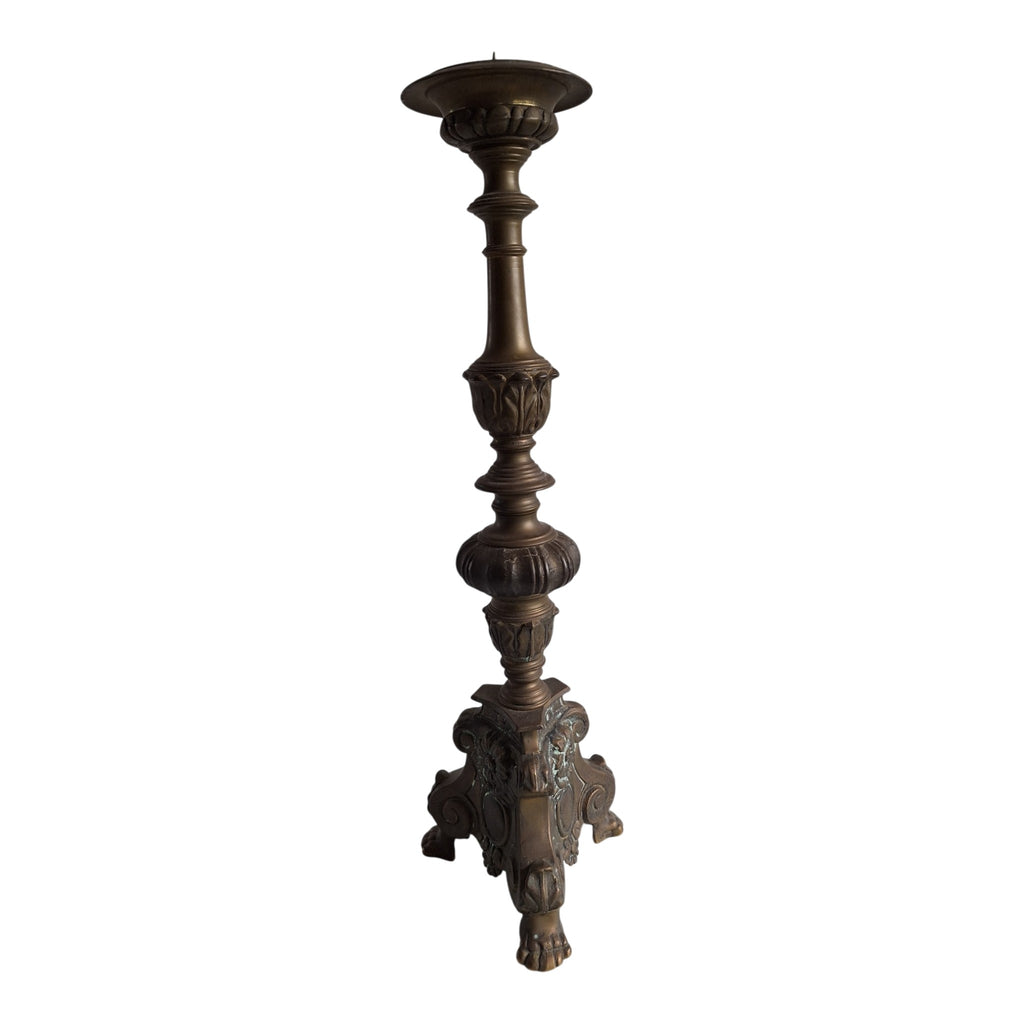 Antique merchant's scale with bronze fittings – Kerala, India, 19th century