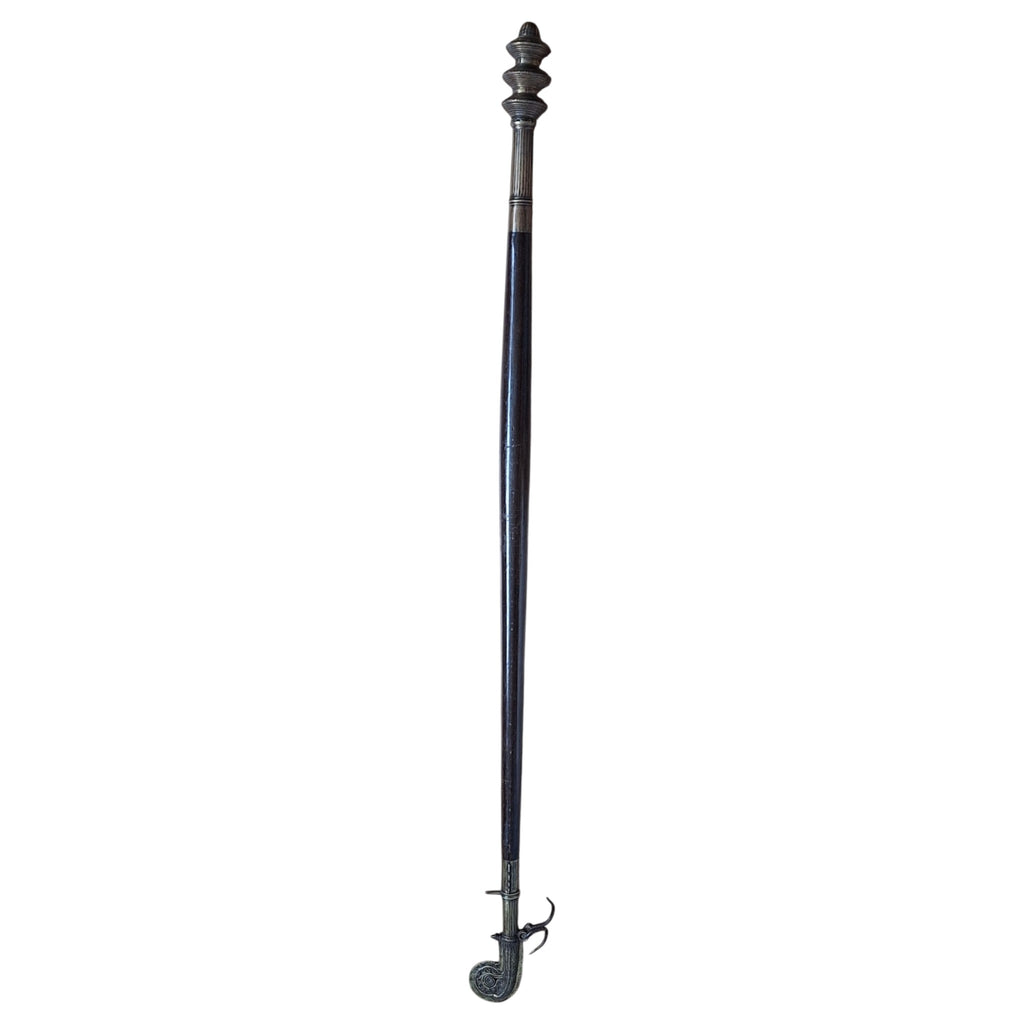 Vellikol teakwood scale with bronze fittings – India, ca. 1900–1920