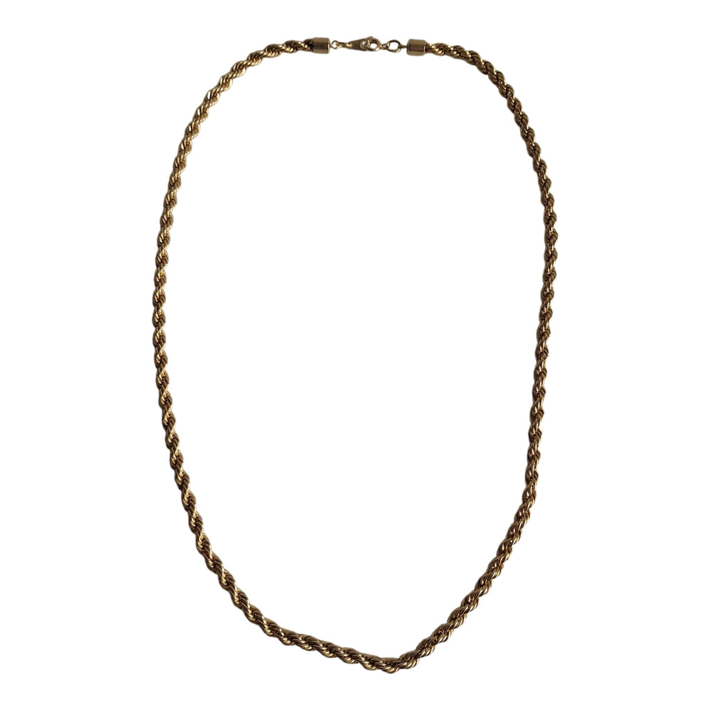 Necklace with wooden beads and discs