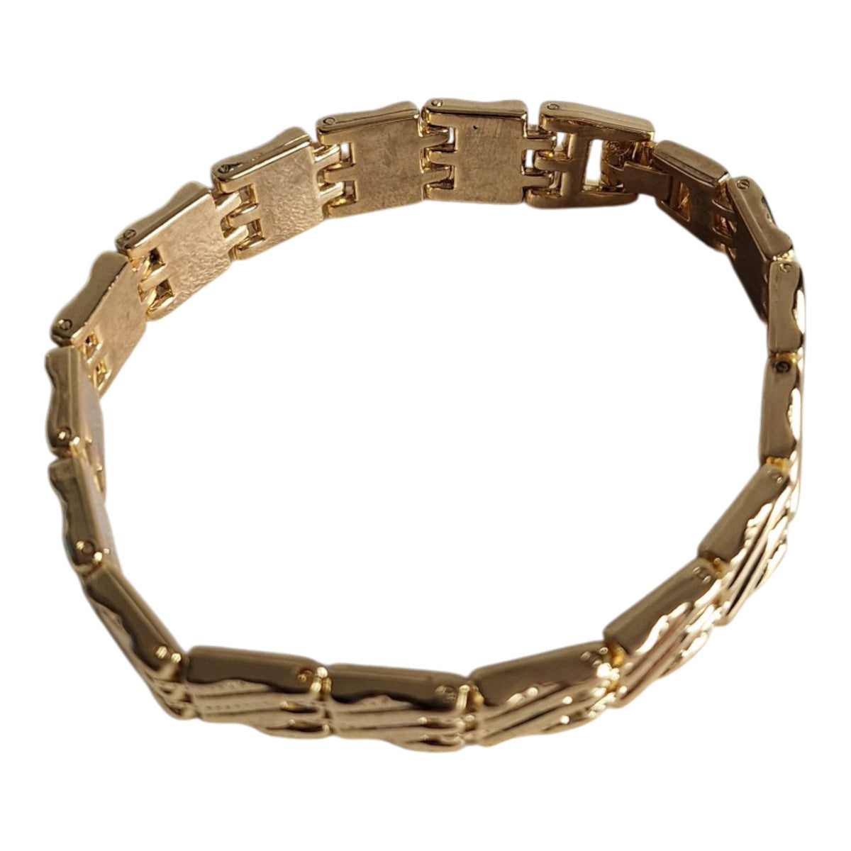 Vergoldetes Darmart Damenarmband – Elegant & Zeitlos, 18 cm