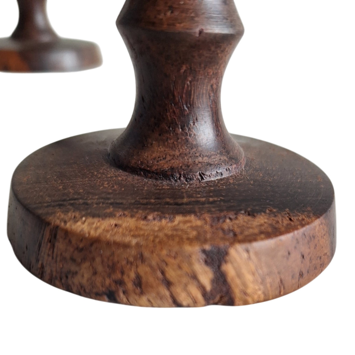 Set van 6 handgesneden Afrikaanse houten kelken met dierenreliëf