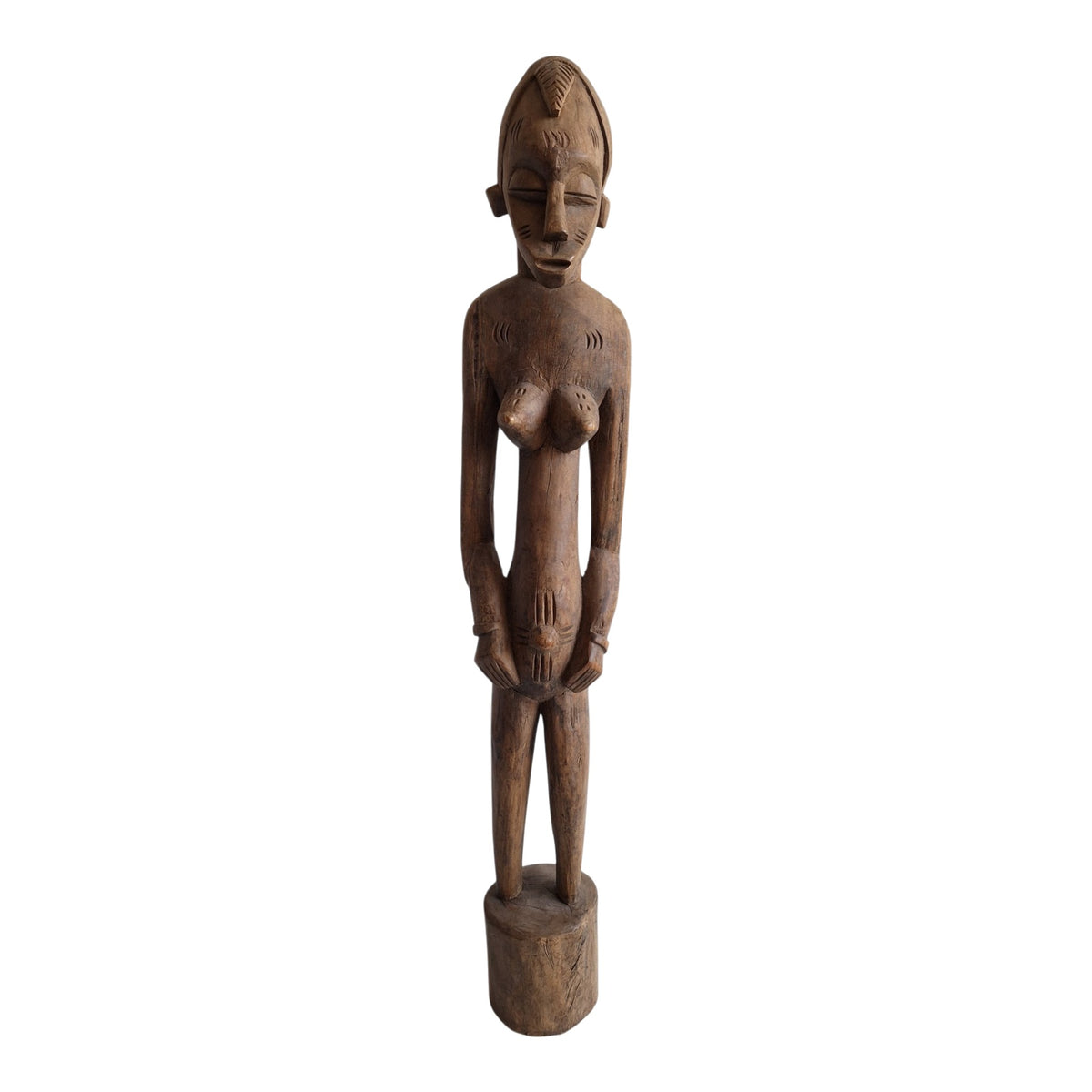 Houten Afrikaans voorouderbeeld - vermoedelijk Bamana uit Mali