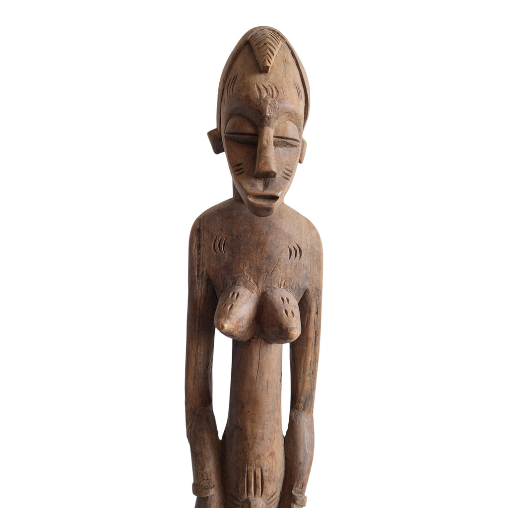 Houten Afrikaans voorouderbeeld - vermoedelijk Bamana uit Mali