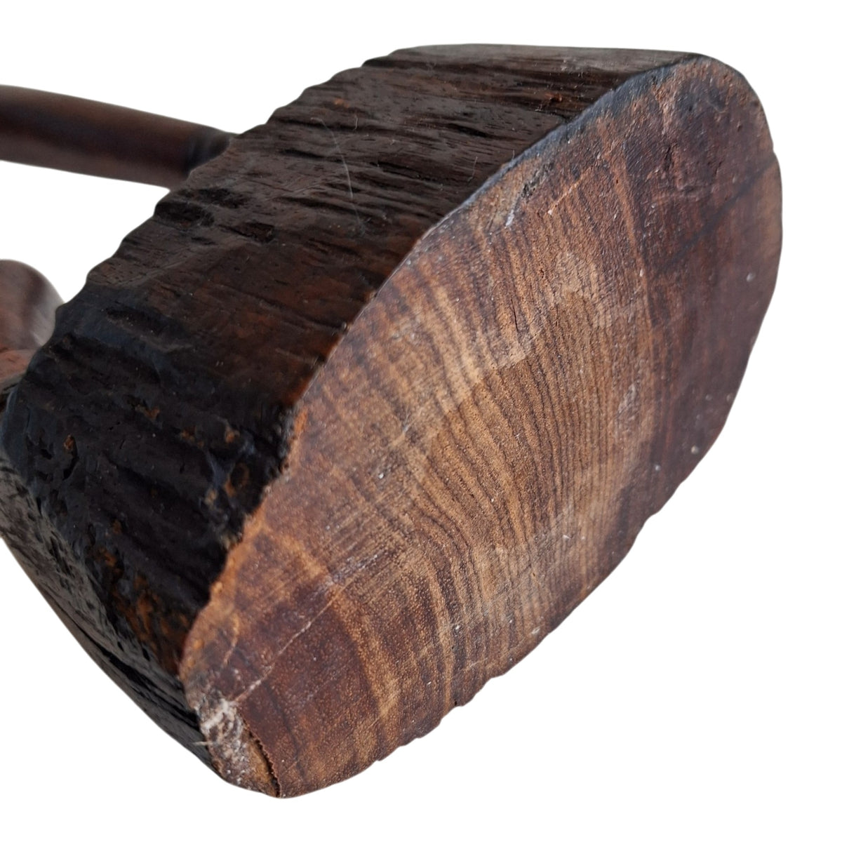 Houten beeld van gestileerde Afrikaanse vrouw - boho stijl
