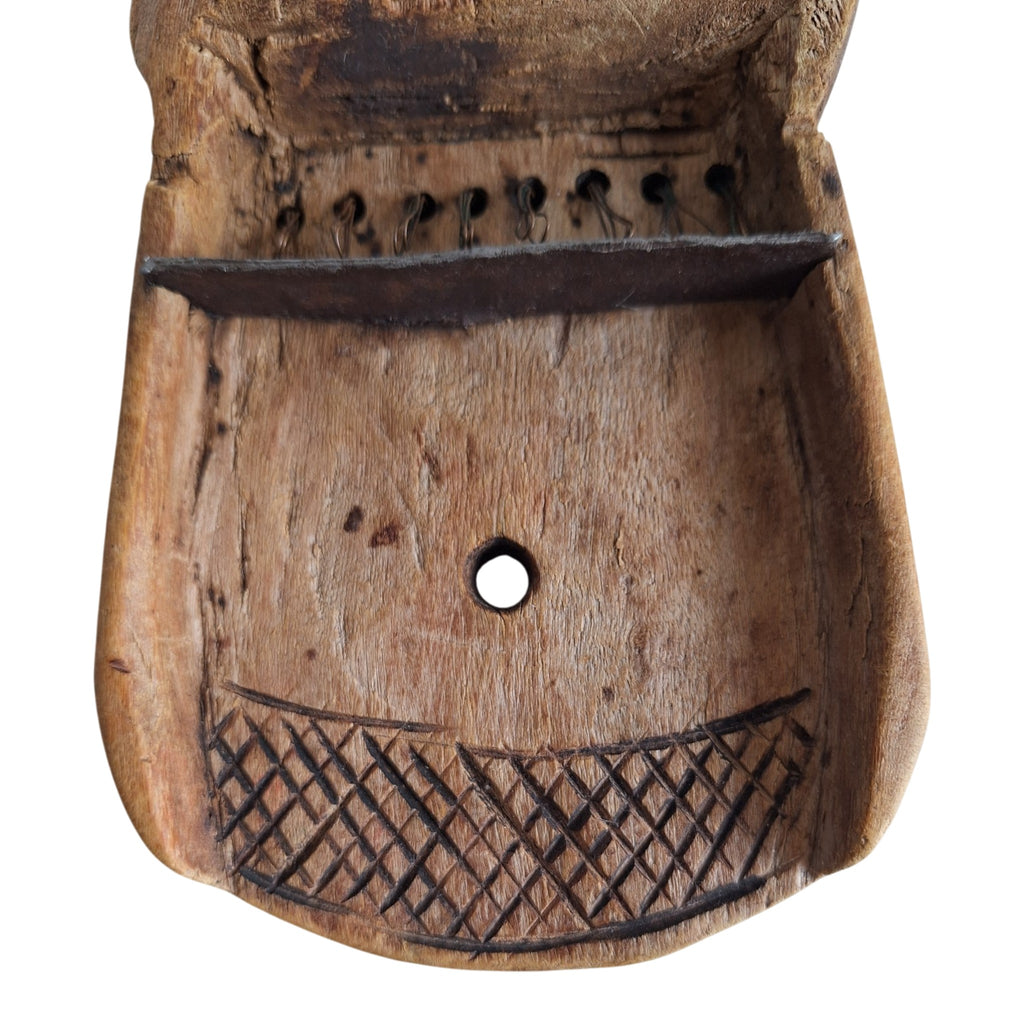 Houten Dogon-sanza met twee hoofden - zonder toetsen