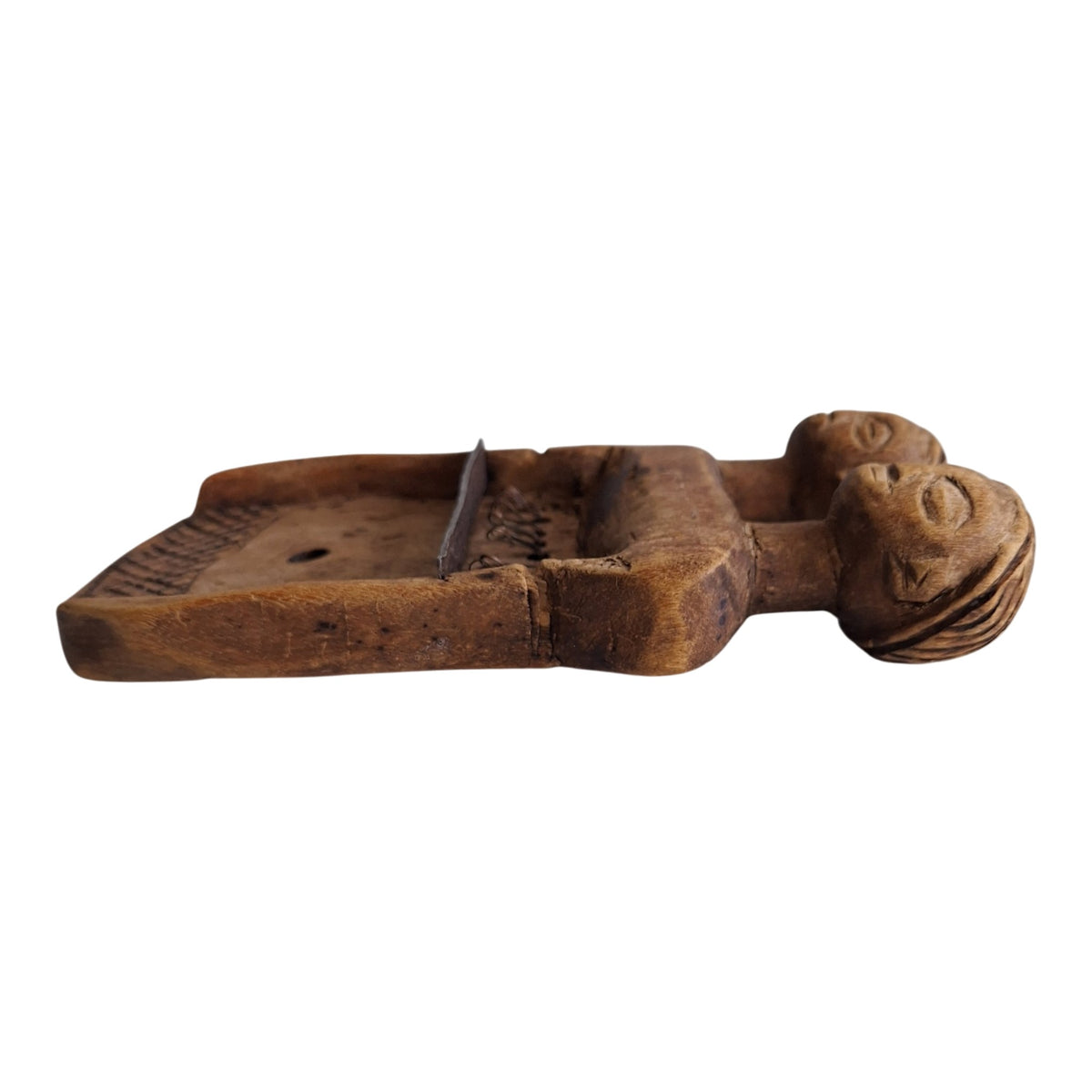 Houten Dogon-sanza met twee hoofden - zonder toetsen