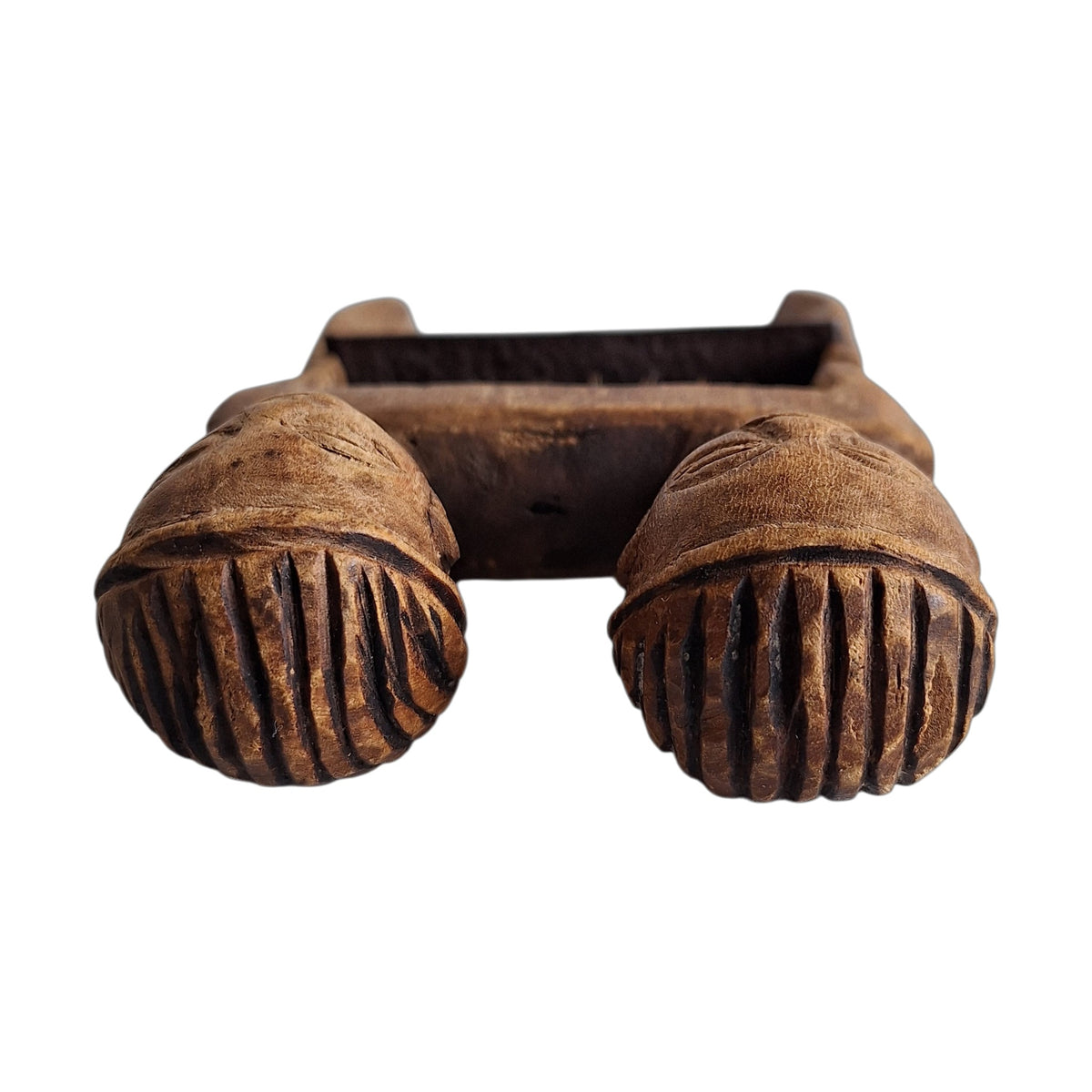 Houten Dogon-sanza met twee hoofden - zonder toetsen