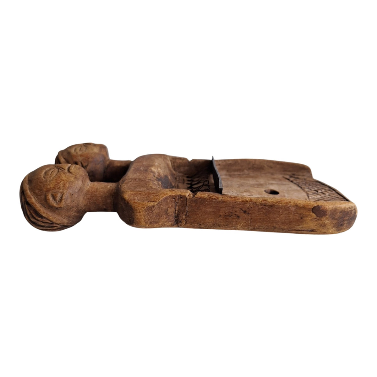 Houten Dogon-sanza met twee hoofden - zonder toetsen
