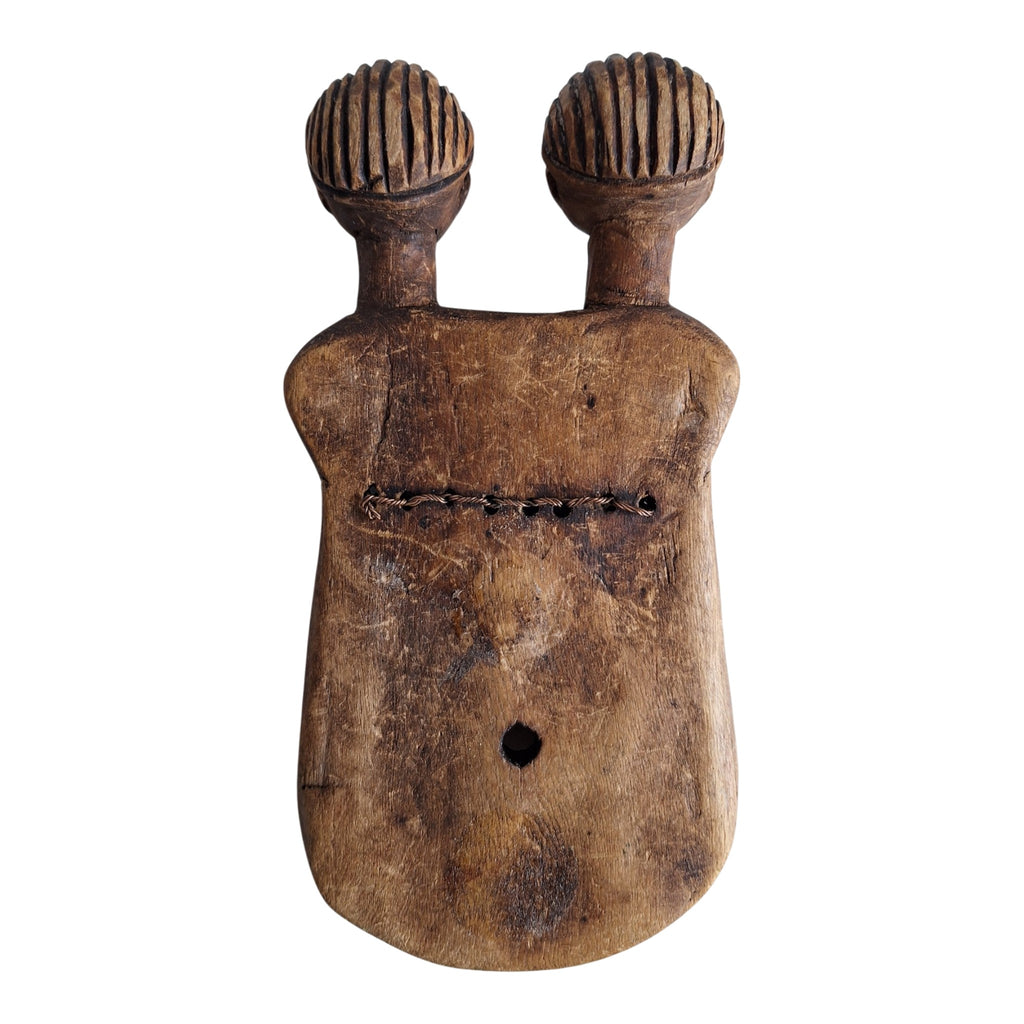 Houten Dogon-sanza met twee hoofden - zonder toetsen
