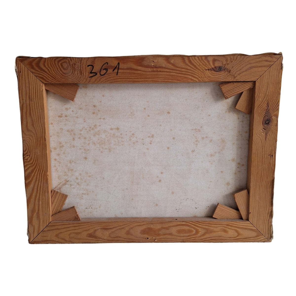 Olieverfschilderij op doek - gesigneerd Toussaint