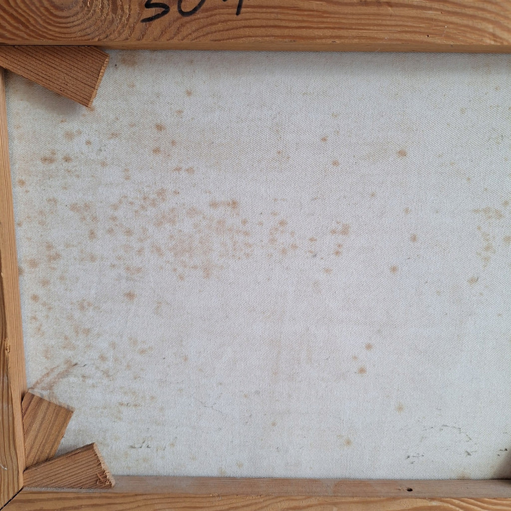 Olieverfschilderij op doek - gesigneerd Toussaint