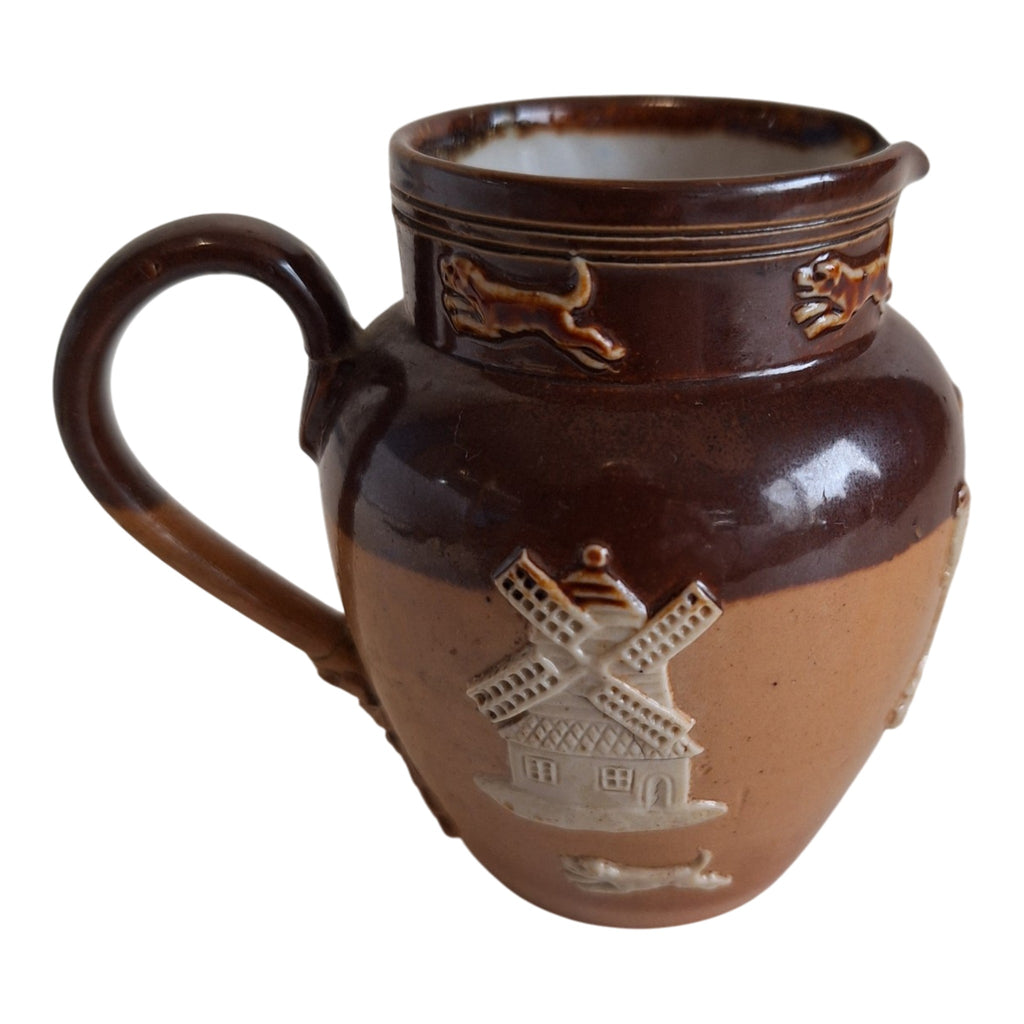 Two-Tone Ceramic Pouring Jug with Color Gradient – 1960s-1980s