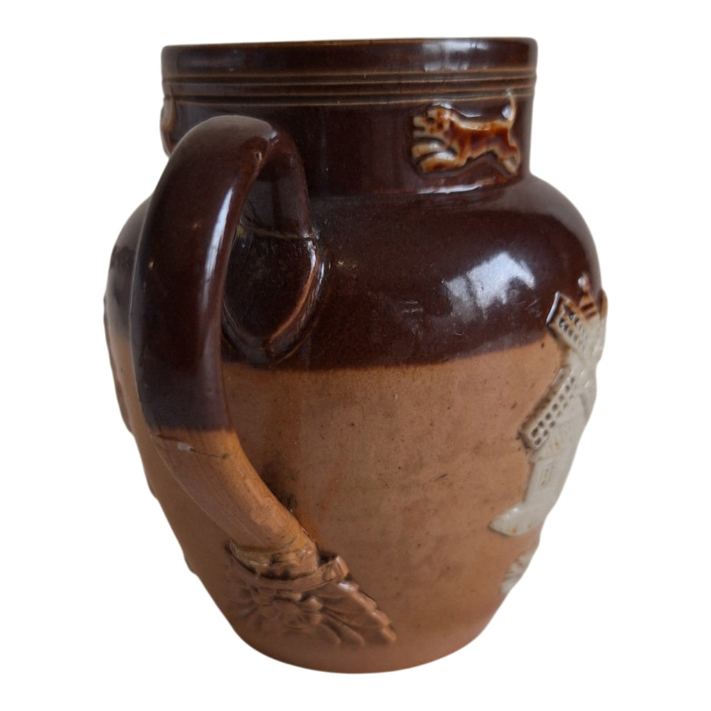 Two-Tone Ceramic Pouring Jug with Color Gradient – 1960s-1980s