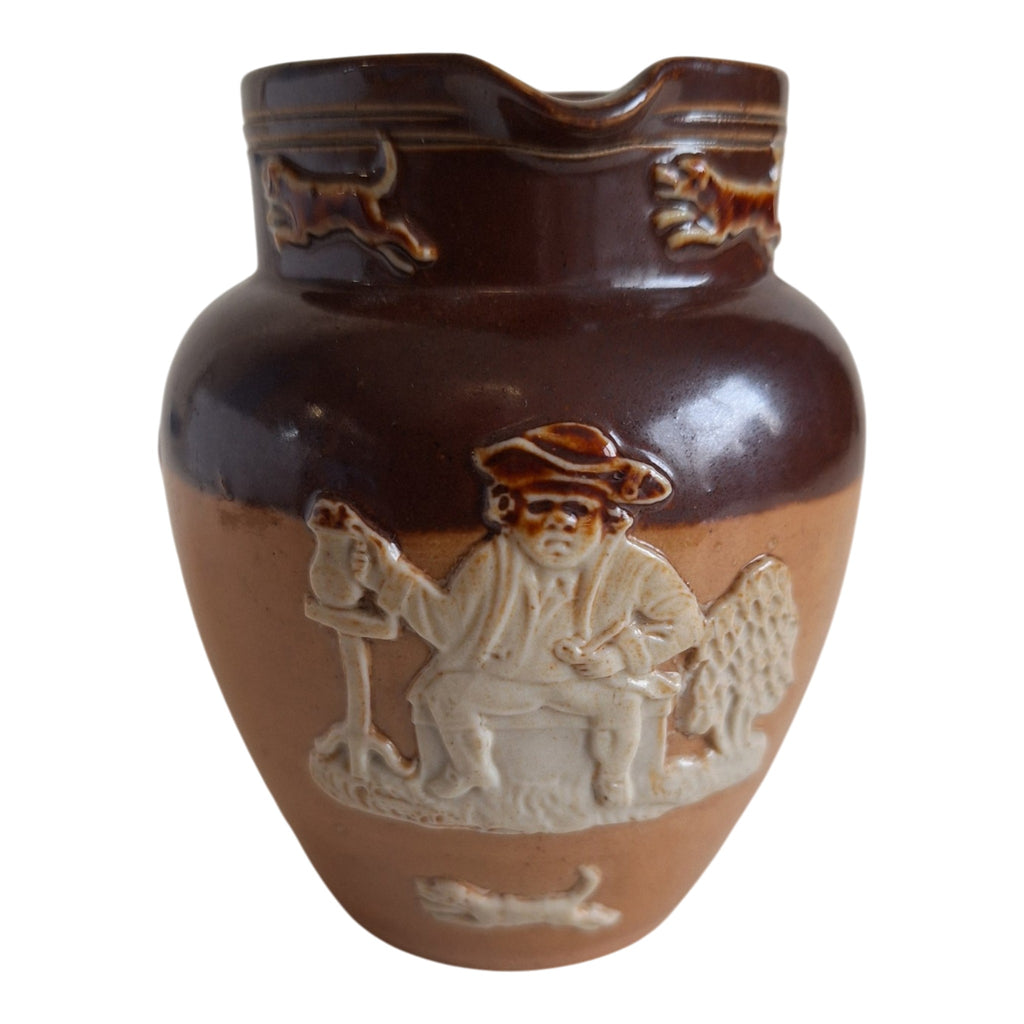Two-Tone Ceramic Pouring Jug with Color Gradient – 1960s-1980s