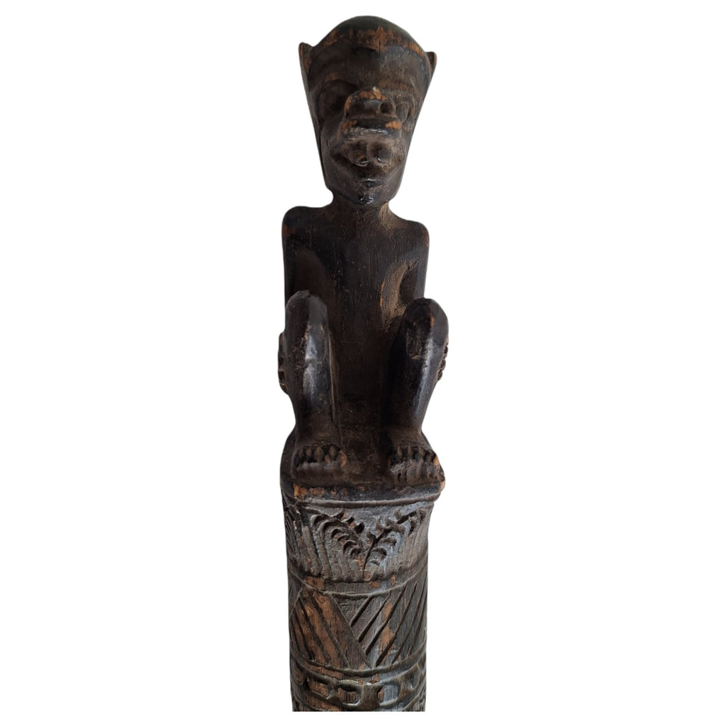 Afrikanischer Zeremonialstab – traditioneller Gehstock mit Symbolik