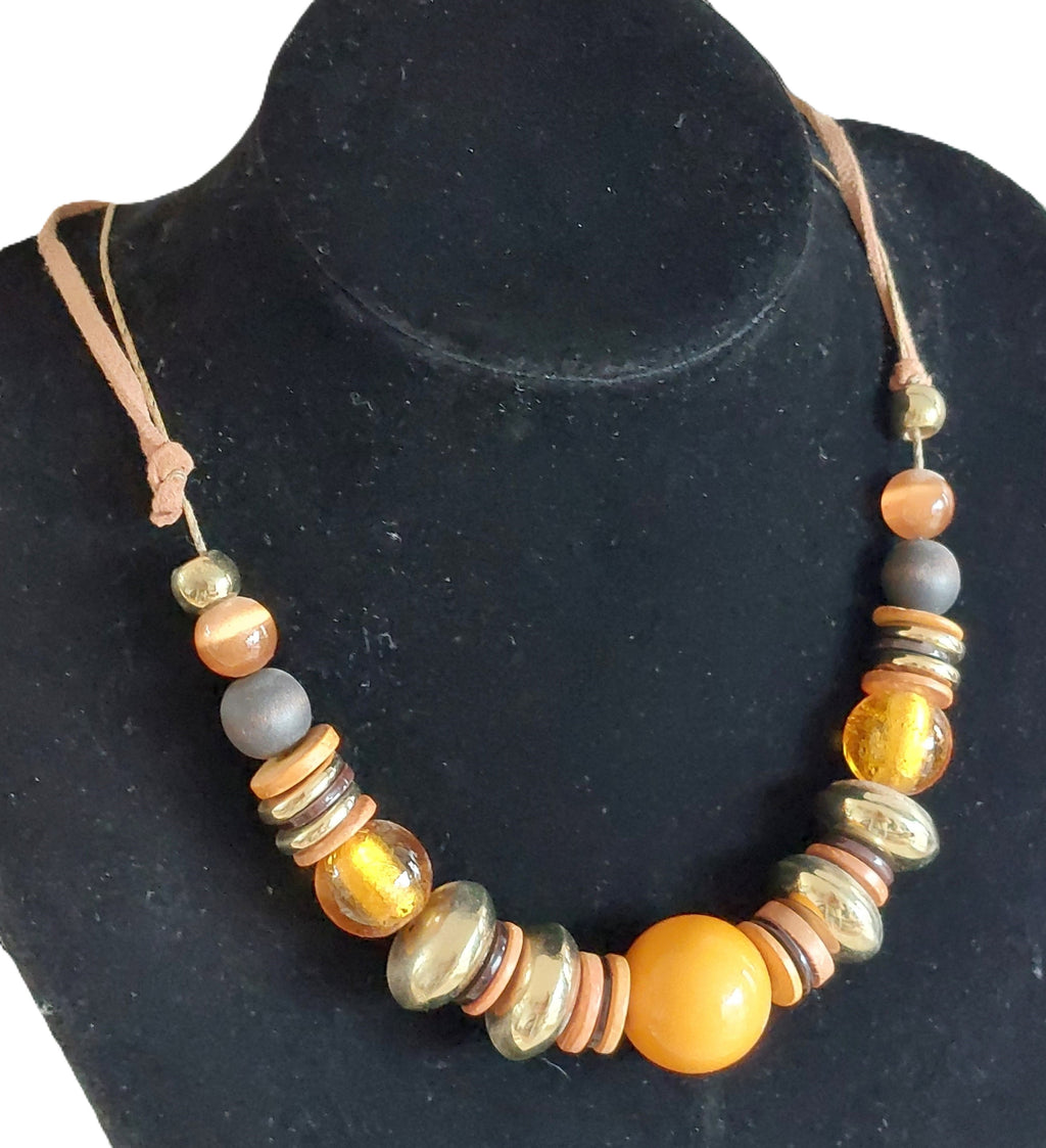 Handmade beaded necklace