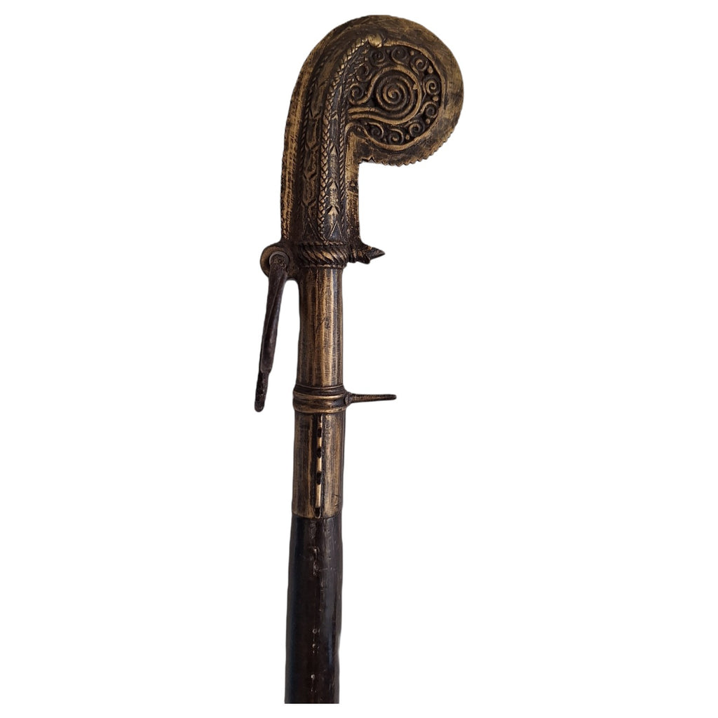Vellikol teakwood scale with bronze fittings – India, ca. 1900–1920
