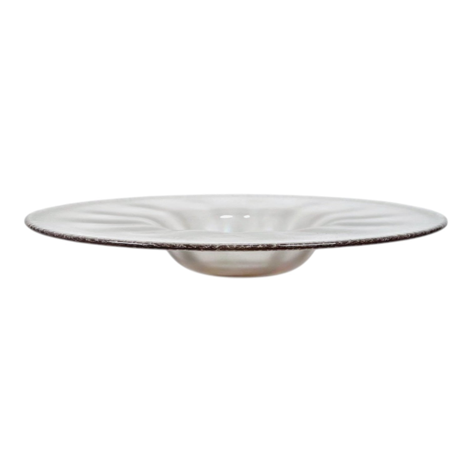 Kristallene Tincraquelé-Schale Ø 40,4 cm — W.J. Rozendaal, Kristalunie Maastricht