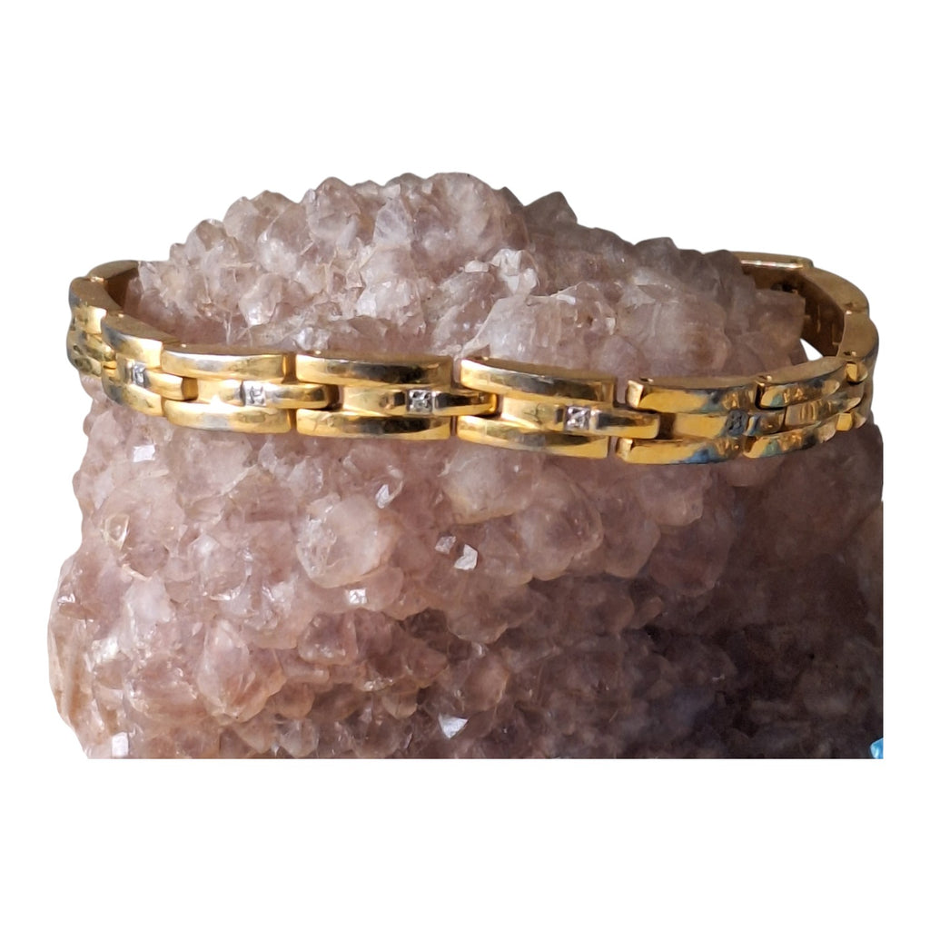 Set aus zwei Damen-Gliederarmbändern – verschiedene Breiten