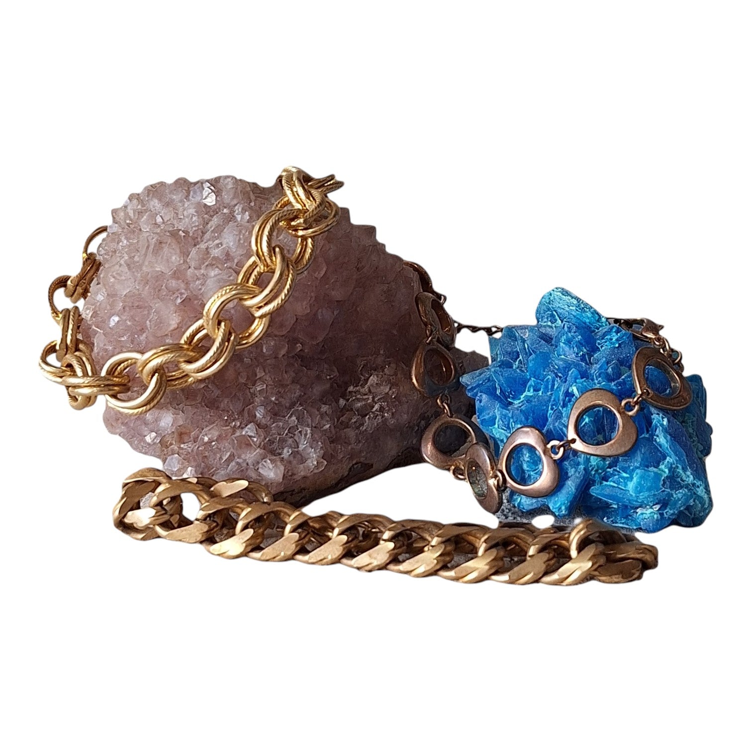 Set aus drei Damen-Gliederarmbändern – Verschiedene Größen