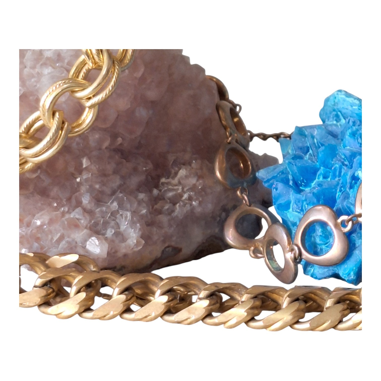 Set aus drei Damen-Gliederarmbändern – Verschiedene Größen