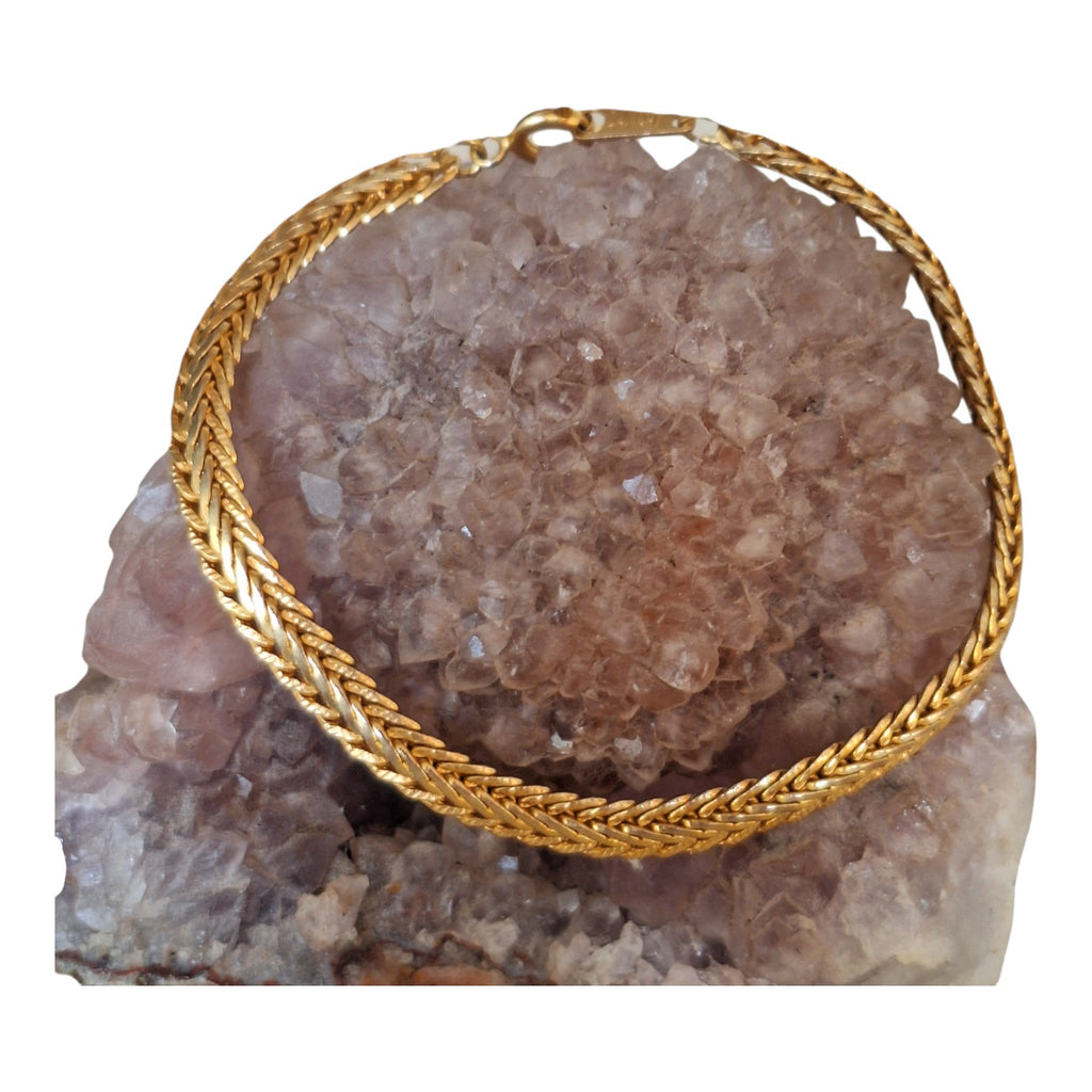 Vergoldetes Darmart Damenarmband – Elegant & Zeitlos, 18 cm