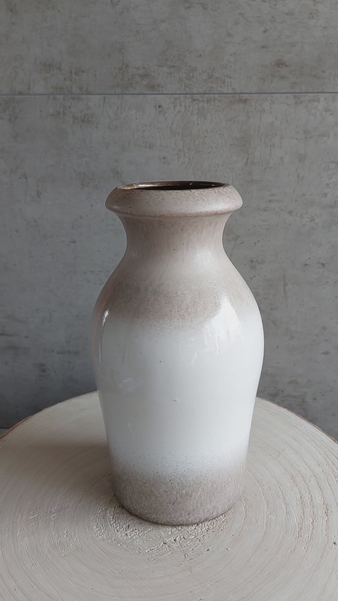 Scheurich Keramik Vase | West-Deutschland | Modell 208-21 | Farbverlauf | 60er Jahre